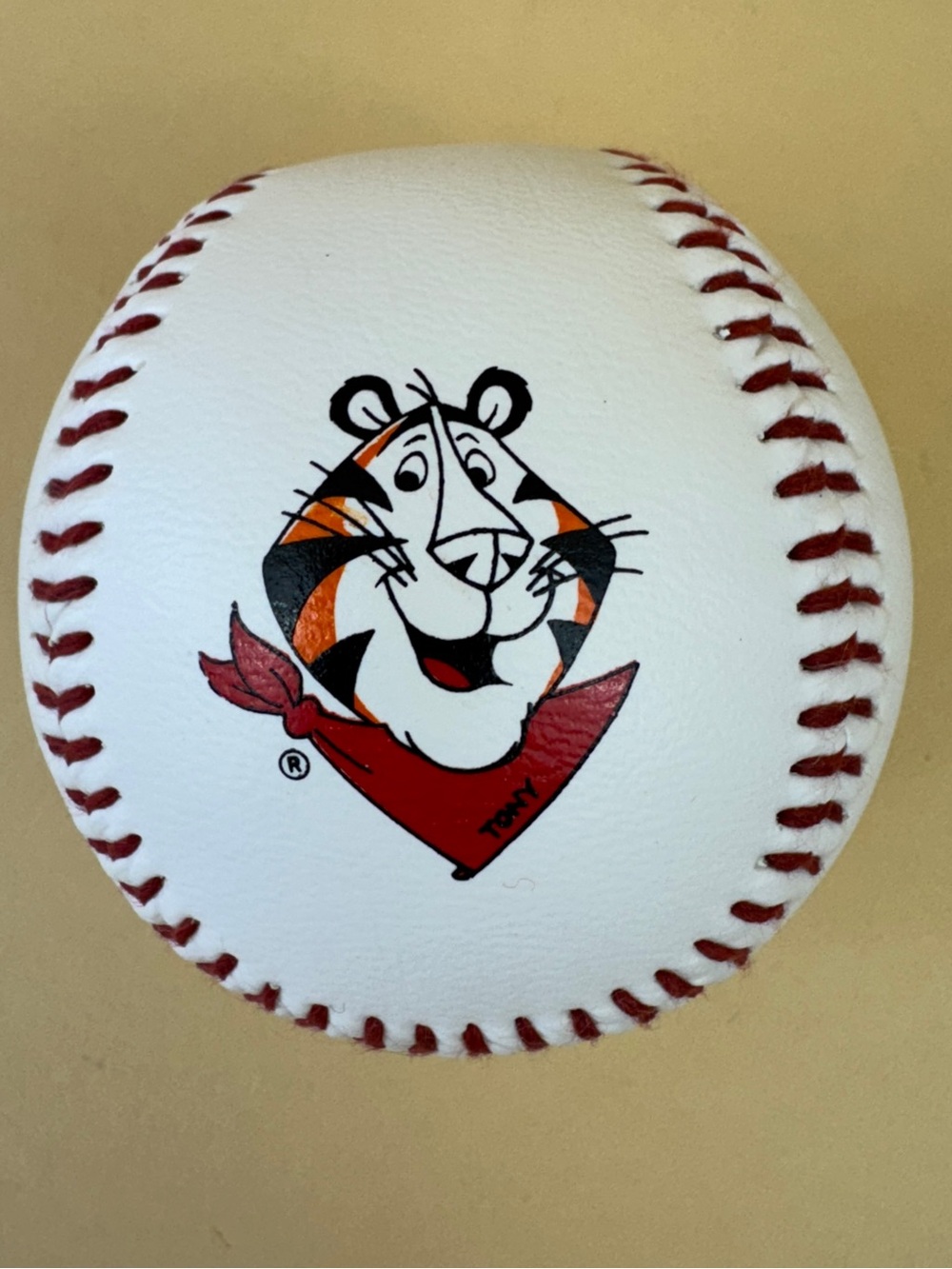 MINT Tony the Tiger Baseball Kelloggs Frosted Flakes Official Size Vintage